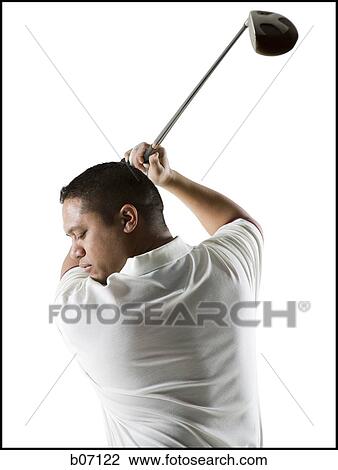 Golfer with club View Large Photo Image Stock Image - Golfer with club. Fotosearch