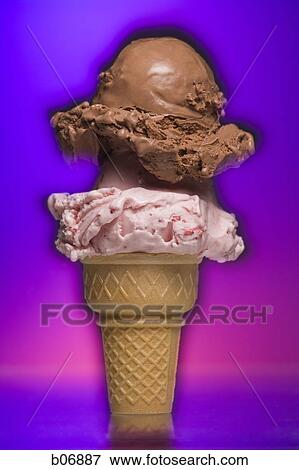 Ice cream cone View Large Photo Image Stock Photo - Ice cream cone. Fotosearch