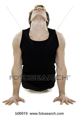 Man doing yoga View Large Photo Image Stock Photo - Man doing yoga. Fotosearch