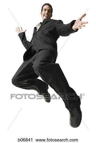 Man jumping with arms extended View Large Photo Image Stock Image - Man jumping with arms extended. Fotosearch