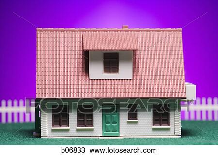 Stock Image - Model of house. Fotosearch