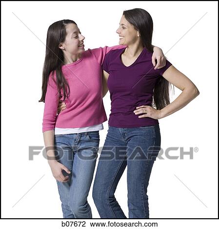 Stock Image - Mother and daughter. Fotosearch