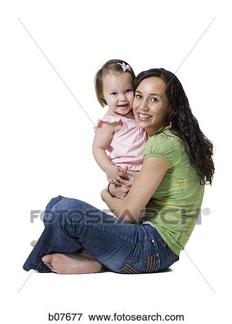 Mother and young daughter View Large Photo Image Stock Photo - Mother and young daughter. Fotosearch