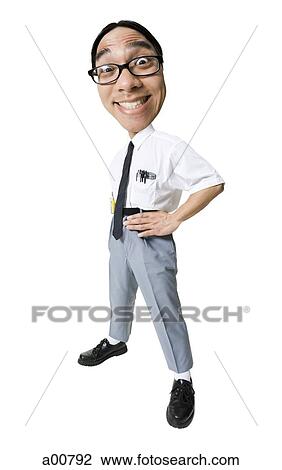 Office worker with enthusiastic look View Large Photo Image Stock Image - Office worker with enthusiastic look. Fotosearch