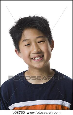 Portrait of a boy smiling View Large Photo Image Stock Image - Portrait of a boy smiling. Fotosearch