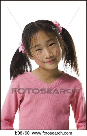 Portrait of a girl smiling View Large Photo Image Stock Photo - Portrait of a girl smiling. Fotosearch