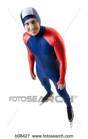 Portrait of a mature man wearing ice-skates View Large Photo Image Stock Photo - Portrait of a mature man wearing ice-skates. Fotosearch
