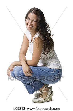 Portrait of a mid adult woman smiling View Large Photo Image Stock Image - Portrait of a mid adult woman smiling. Fotosearch