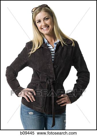 Portrait of a mid adult woman with her hands on her hips View Large Photo Image Stock Photography - Portrait of a mid adult woman with her hands on her hips. Fotosearch