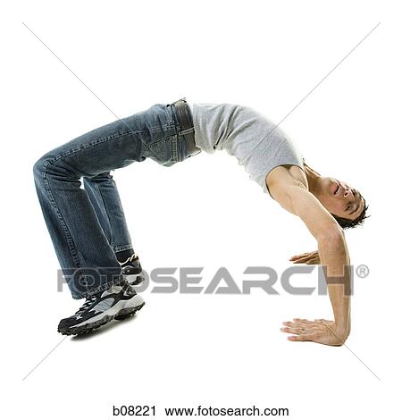 Profile of a young man break dancing View Large Photo Image Stock Image - Profile of a young man break dancing. Fotosearch