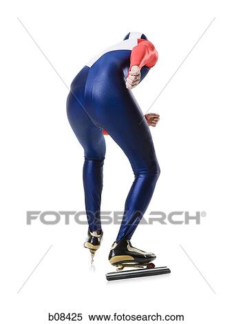 Rear view of a mature man ice-skating View Large Photo Image Stock Photography - Rear view of a mature man ice-skating. Fotosearch