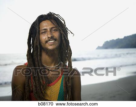 Smiling Rastafarian male View Large Photo Image Stock Image - Smiling Rastafarian male. Fotosearch