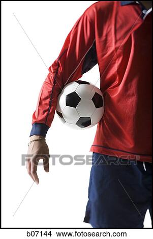 Soccer player with ball View Large Photo Image Picture - Soccer player with ball. Fotosearch