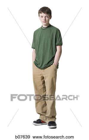 Teenage boy posing View Large Photo Image Stock Photo - Teenage boy posing. Fotosearch