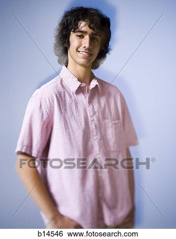 Teenage boy smiling View Large Photo Image Stock Photograph - Teenage boy smiling. Fotosearch