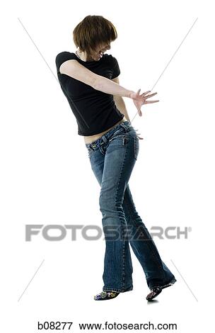 Teenage girl dancing View Large Photo Image Stock Photo - Teenage girl dancing. Fotosearch