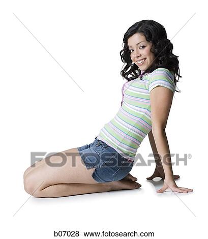 Teenage girl View Large Photo Image Stock Photo - Teenage girl. Fotosearch