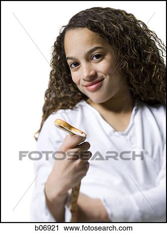 Teenager with snake View Large Photo Image Stock Image - Teenager with snake. Fotosearch