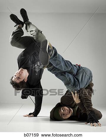 Teenagers breakdancing View Large Photo Image Stock Photo - Teenagers breakdancing. Fotosearch