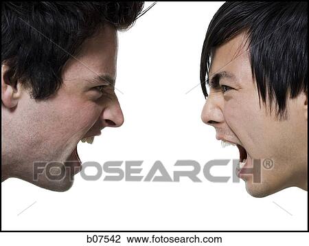 Two businessment arguing with each other View Large Photo Image Stock Image - Two businessment arguing with each other. Fotosearch
