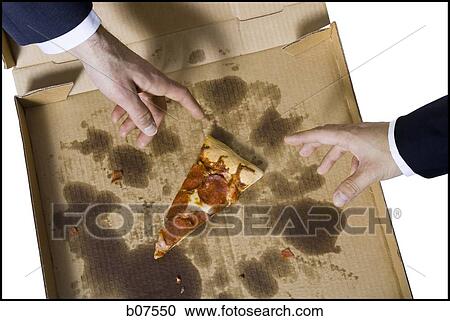 Two hands reaching for last slice of pizza View Large Photo Image Stock Image - Two hands reaching for last slice of pizza. Fotosearch