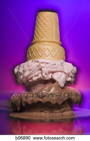 Upside down ice cream cone View Large Photo Image Stock Image - Upside down ice cream cone. Fotosearch