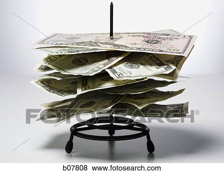 Stock Photo - US banknotes. Fotosearch