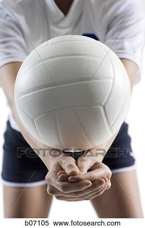 Volleyball player serving ball View Large Photo Image Stock Photography - Volleyball player serving ball. Fotosearch