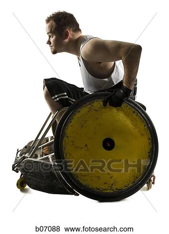 Stock Photo - Wheelchair athlete. Fotosearch