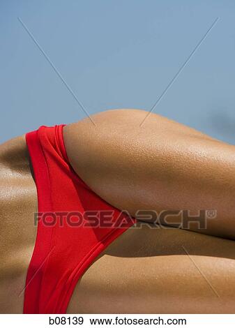 Woman in red bikini View Large Photo Image Stock Photo - Woman in red bikini. Fotosearch