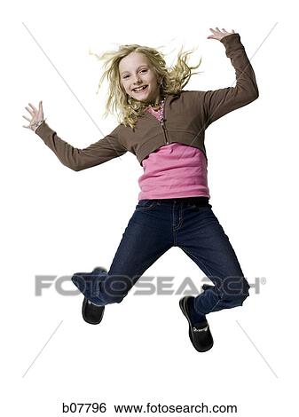 Woman jumping View Large Photo Image Stock Photograph - Woman jumping. Fotosearch