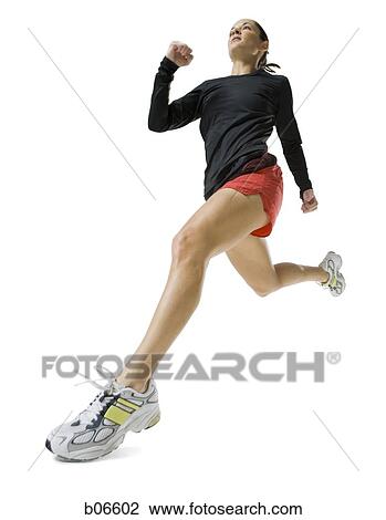 Woman running View Large Photo Image Stock Image - Woman running. Fotosearch