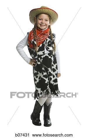 Young girl dressed up as a cowgirl View Large Photo Image Stock Image - Young girl dressed up as a cowgirl. Fotosearch