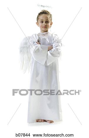 Young girl in angel costume View Large Photo Image Picture - Young girl in angel costume. Fotosearch