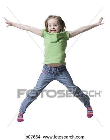Young girl jumping View Large Photo Image Picture - Young girl jumping. Fotosearch