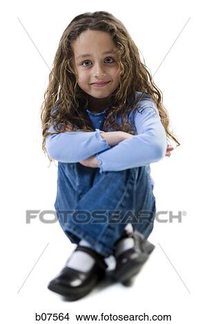 Picture - Young girl posing. Fotosearch