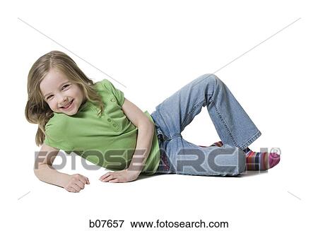Stock Photo - Young girl posing. Fotosearch