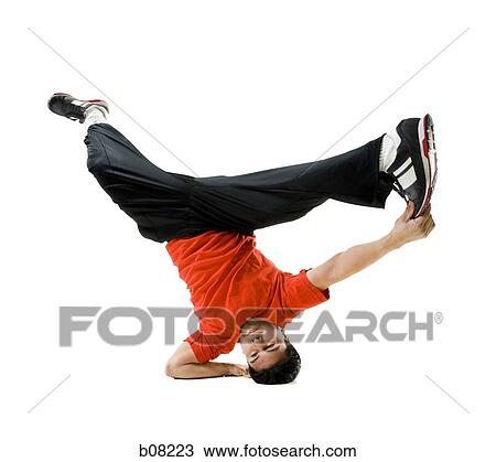 Young man break dancing View Large Photo Image Stock Image - Young man break dancing. Fotosearch