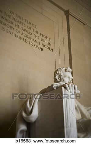Abraham Lincoln Statue Lincoln Memorial View Large Photo Image Stock Photo - Abraham Lincoln Statue Lincoln Memorial. Fotosearch