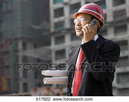 Architect on the job site. View Large Photo Image Stock Image - Architect on the job site.. Fotosearch