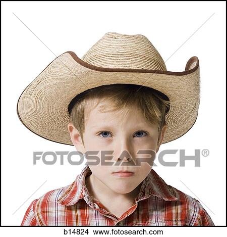 Boy with cowboy hat View Large Photo Image Picture - Boy with cowboy hat. Fotosearch