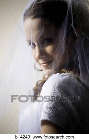 "Bride, Looking at Camera, " View Large Photo Image Stock Image - "Bride, Looking at Camera, ". Fotosearch