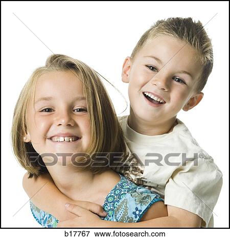 Brother and Sister. View Large Photo Image Stock Photo - Brother and Sister.. Fotosearch