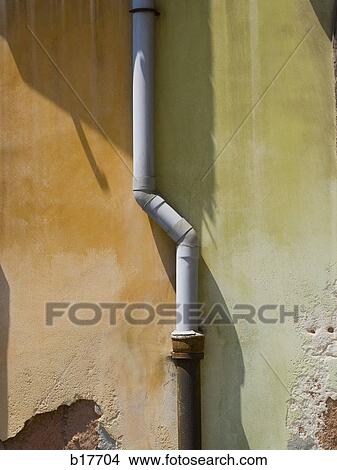Building detail with pipe View Large Photo Image Picture - Building detail with pipe. Fotosearch