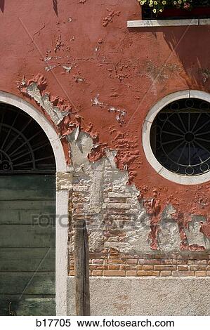 Building detail with windows and peeling paint View Large Photo Image Stock Photography - Building detail with windows and peeling paint. Fotosearch