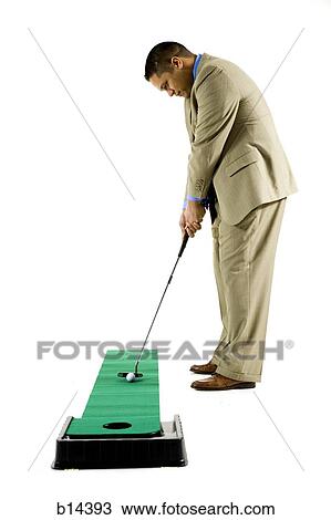business man golfing View Large Photo Image Stock Image - business man golfing. Fotosearch