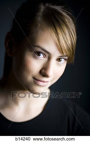 Close up of a girl View Large Photo Image Stock Image - Close up of a girl. Fotosearch