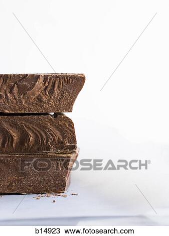 Stock Image - Closeup of chocolate. Fotosearch