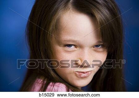 Stock Photo - Closeup of girl smiling. Fotosearch