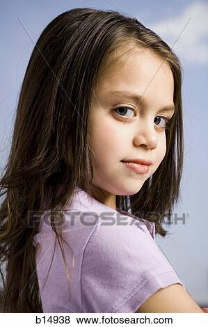 Stock Photo - Closeup of girl. Fotosearch